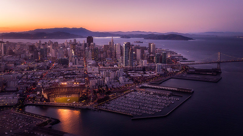 Skyline view of San Francisco